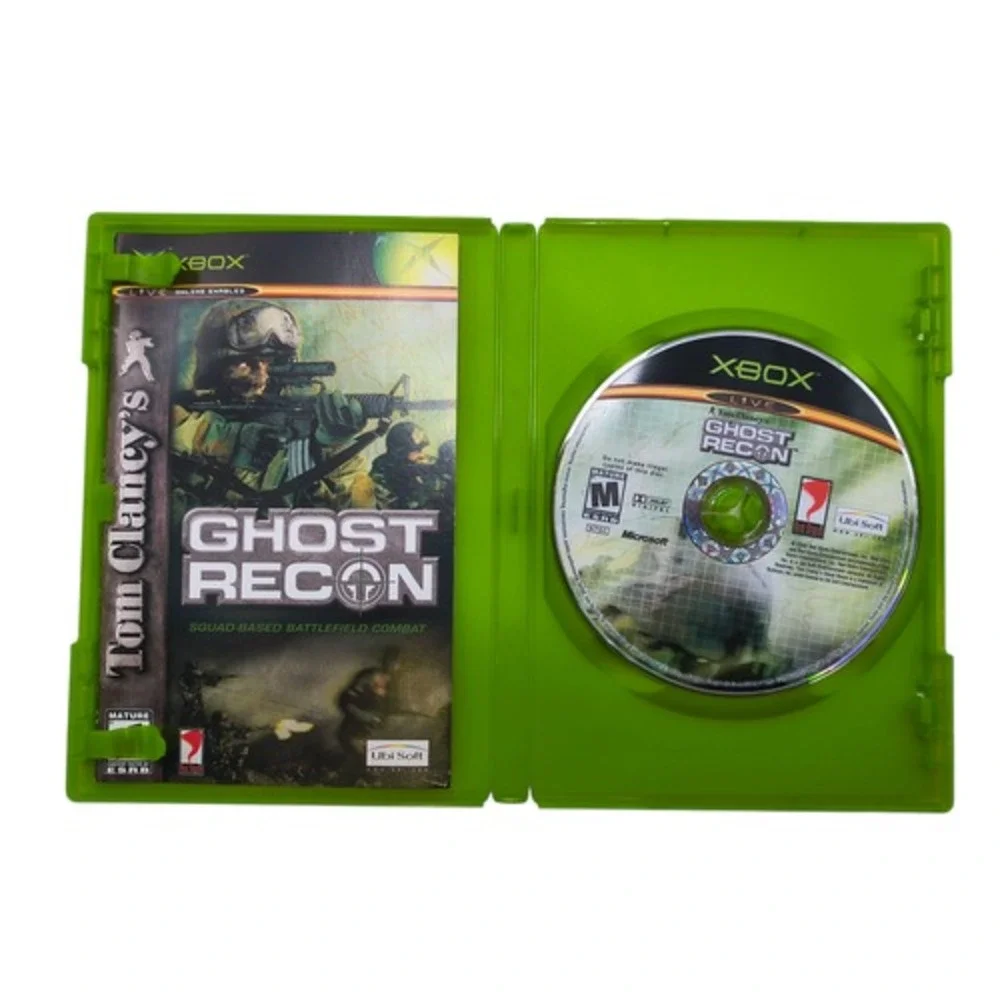 2002 Ubisoft Microsoft Xbox Tom Clancy's Ghost Recon Complete CIB